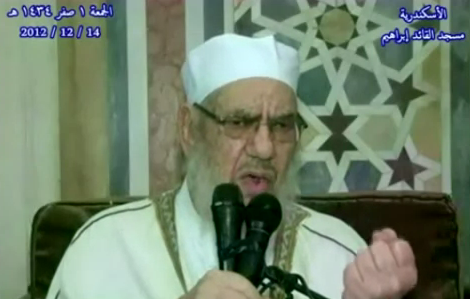 الشيخ المحلاوى ودعوته للاستفتاء بنعم-القائد ابراهيم