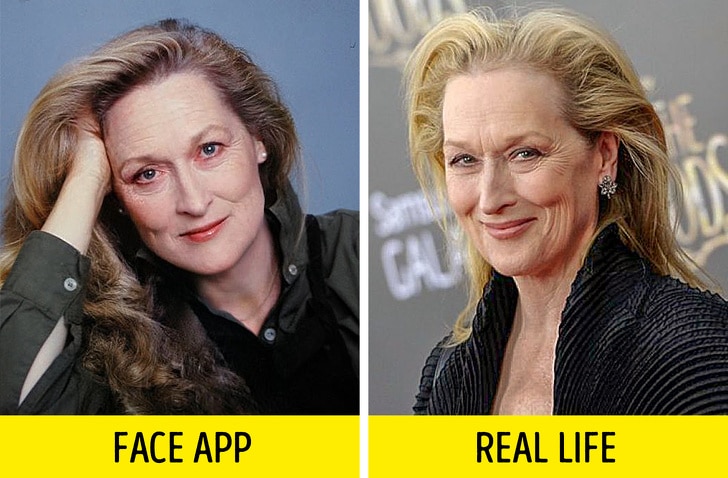 15 صورة للمشاهير وتأثير تطبيق Face App