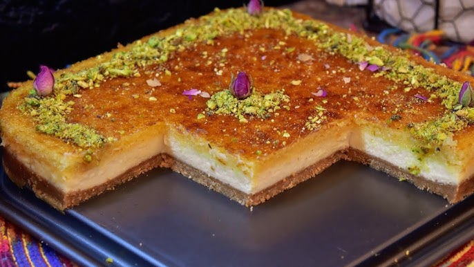 عمل حلى تشيز البسبوسة