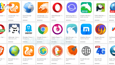 أنواع متصفحات الإنترنت